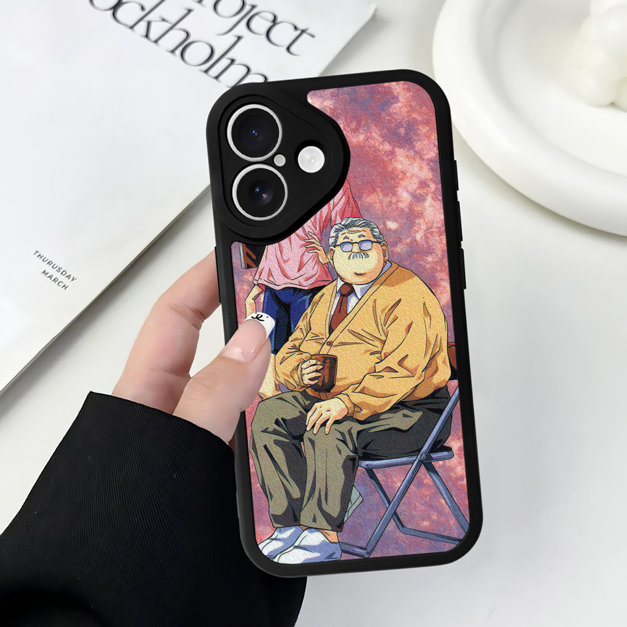 （画像用） SLAM DUNK／スラムダンク 【iPhone 16シリーズ対応】シリコンスマホケース（レザー調） 材質：シリコン